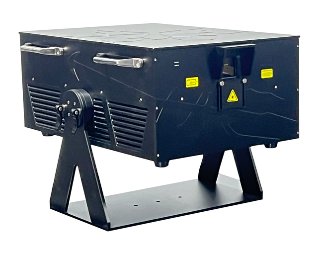 WP140-RGB 140W RGB Professional Laser Show System IP65 High Power Laser Projector with DMX512 FB4 Control Modes Aluminum Body