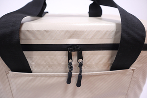 Hot Verkoop Beige Afneembare Opvouwbare Waterdichte Koeltas Geïsoleerd Eenvoudig Gebruik Zachte Koeltas Inklapbaar - Product Image 3