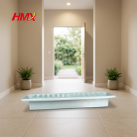 Grille de sol rectangulaire décorative, cache de ventilation 3x10 pouces, ventilation d'échappement CVC, décoration intérieure, réglage facile de l'alimentation en air