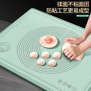 Extra Large Thick Food Grade <b>Silicone</b> Kneading Mat With Scales For Home <b>Baking</b> - Product Image 3