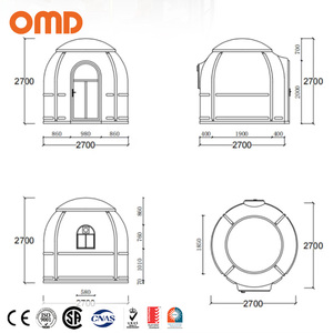 Disegni di progettazione gratuiti case a <span class=keywords><strong>cupola</strong></span> prefabbricate per esterni nuove idee progettazione di aree sceniche case a <span class=keywords><strong>cupola</strong></span> prefabbricate in vendita - Product Image 5