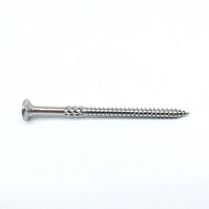 Vis de terrasse en acier inoxydable AS3566, tête trompette à embase hexagonale, 4 cannelures, vis à rainurer 14g, métrique/pouce, classe 4 <span class=keywords><strong>SUNO</strong></span> CE - Product Image 3