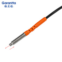 Câble de capteur à fibre optique Garantta M3 M4 M6 avec sonde coudée pour capteur amplificateur optique à fibre NPN PNP