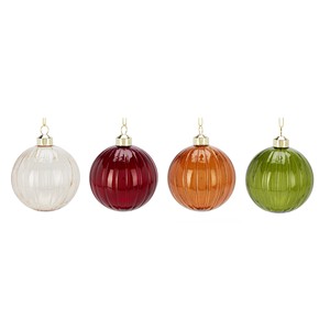 Sphères de verre colorées assorties DIAM. 8CM - Product Image 1