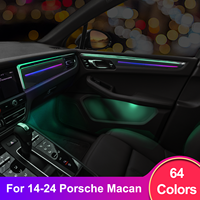 Rhythm Custom RGB Dual Zone Control Kit d'éclairage intérieur de voiture Éclairage d'ambiance pour Porsche Macan
