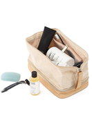 Trousse de Maquillage Portable Esthétique à Motif Fraise Charmant, Boîte de Rangement Beauté Robuste à Double Fermeture Éclair, Imperméable