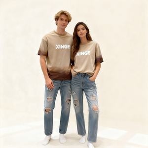 Camiseta Unisex 2026, Estilo Retro, Degradado, Lavada, Desgastada, 100% Algodón, Corte Holgado, Formal, con Estampado Gráfico Personalizado DTG - Product Image 3