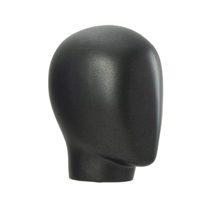 Vente en gros de tête de mannequin homme en fibre de verre sans visage noir à vendre - Product Image 4