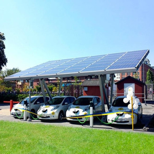 Parking couvert photovoltaïque Tech et abri de voiture solaire esthétique chargeant l'<span class=keywords><strong>auvent</strong></span> solaire pour les voitures - Product Image 3