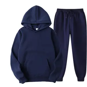 2024 New Design Men's Workout Pullover Sweatpants And Hoodie Set