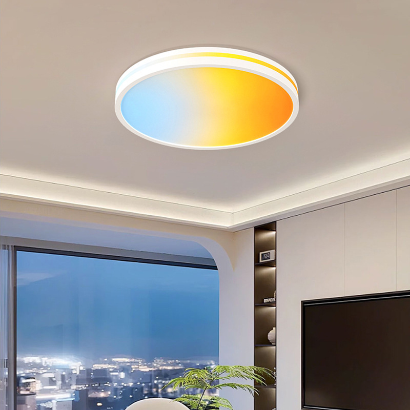 Rmt Ctrl Eye Protecting Stepless Variable Gamut Full Color Sky Lamp Light Colorful Heaventy Realm Ceiling Lamp for Hotel Villa