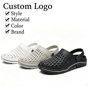 Zuecos de Playa Casuales para Hombre, Personalizados OEM ODM, Impermeables, Transpirables, de EVA, Punta Cerrada, Punta Redonda, para Verano e Invierno, Zapatos de Jardín - Product Image 1