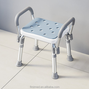 Senior Shower Chair Aluminum Alloy, Height Adjustable <strong>Bath</strong> <strong>Seat</strong> for Elderly &amp; Pregnant Women, Non-Slip &amp; Rustproof - Product Image 6