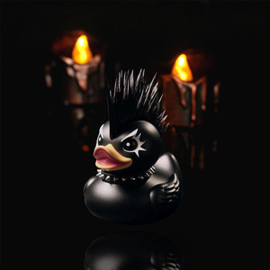 Death Rock regalo gótico satánico Punk pato, Deathrocker resina pato para figuras coleccionables Rock goma patos decoración de escritorio - Product Image 5