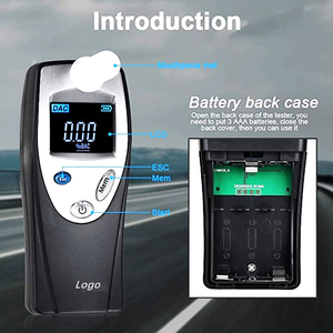 <span class=keywords><strong>Alcohol</strong></span> <span class=keywords><strong>Tester</strong></span> AA1661 Display de 4 cores com memórias, bafômetro semicondutor - Product Image 4