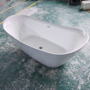 <span class=keywords><strong>Baignoire</strong></span> autoportante ronde en acrylique Suly Merlin, à deux extrémités surélevées, moderne, pour appartement, villa, hôtel, bain profond de haute qualité - Product Image 6