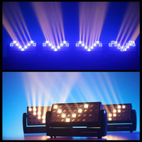 BOTAI qualité professionnelle 2-en-1 lumières principales mobiles 36x3W LED matrice CE/RoHS certifié 200W lumière blanche chaude DMX pour boîte de nuit