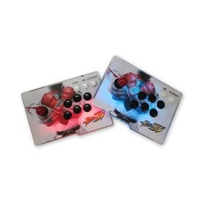 Joystick Arcade Acrílico con Luz RGB Intermitente para 2 Jugadores, Joystick Retro para Juegos de Lucha, Plug-and-Play para PC, TV, Android - Product Image 2