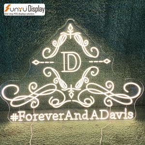 Diseño gratuito, venta al por mayor, logotipo de boda personalizado, personaje de <span class=keywords><strong>manga</strong></span> de dibujos animados, letrero de neón acrílico, letrero de neón led - Product Image 1