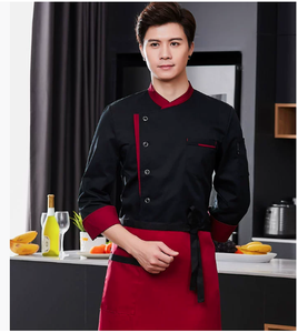 Ropa de chef personalizada para hombres, Cocina, Restaurante, mujer, hornear pasteles, Catering, Hotel, cocina trasera, uniforme de chef - Product Image 4