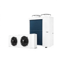 Condenseur à air haute efficacité pour unités de réfrigération industrielles de stockage frigorifique, système d'échange de chaleur à faible bruit et économie d'énergie
