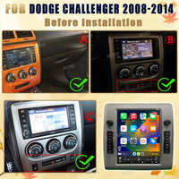 Android 128GB Für Dodge Challenger 2008 2009-2014 Autoradio CarPlay Navigation Multimedia Player Video Head Unit