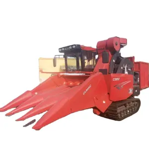 Small maize harvester 3 rows track type maize harvester machine