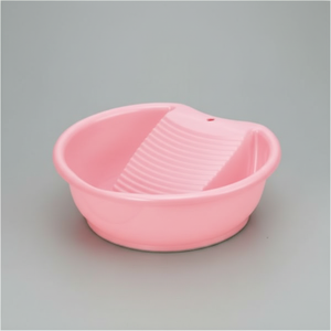 Cesto per biancheria rosa Inomata - Product Image 1