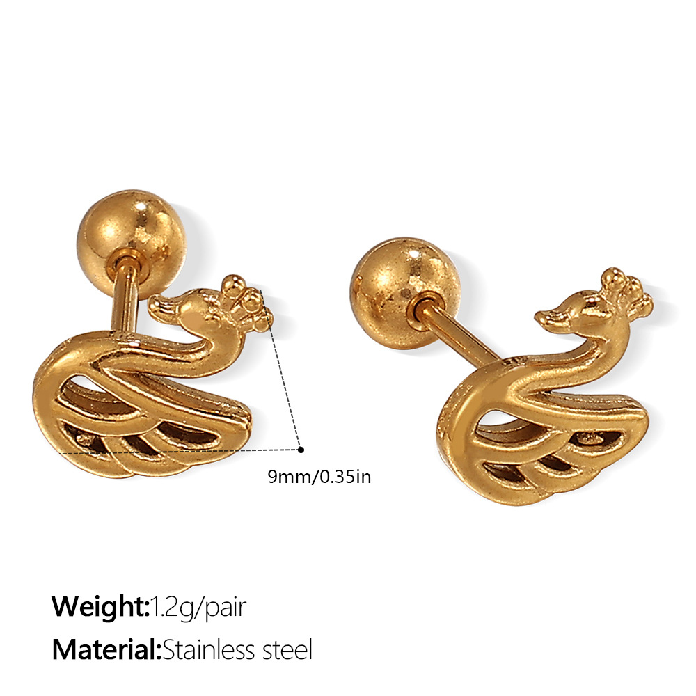 ต่างหูสตั๊ดทอง EH986G