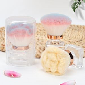 Brosse à poussière pour <span class=keywords><strong>ongles</strong></span>, brosse de nettoyage pour fond de teint et maquillage, outil à tête de champignon, brosse à poussière pour <span class=keywords><strong>ongles</strong></span> Rose Diamond - Product Image 2