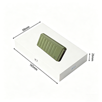 Boîte à base de papier kraft recyclé écologique avec couvercle et fermeture magnétique, portable, personnalisable, emballage cadeau minimaliste pour papeterie