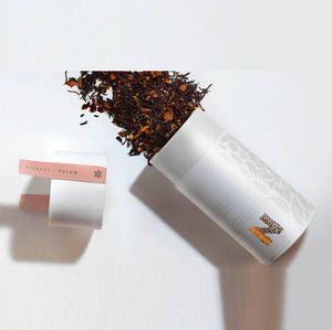 Cajas de Embalaje de Regalo Ecológicas con Logotipo Personalizado, Cilindro de Cartón Impreso para Té y Café de Lujo, Embalaje de Tubo de Papel Premium - Product Image 5