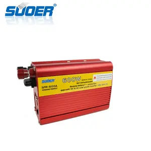 SUOER直流 12v 220v 600w离网反向保护变频器修正正弦波逆变器