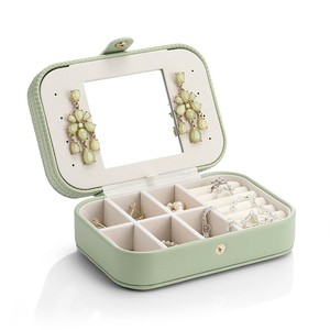 Custom Small Portable Ring Box Women Necklace Earring Ring Bracelet Jewellery Storage Packaging Jewelry Box