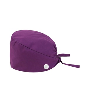 Gorros Quirúrgicos Médicos con Forro de Satén, Gorros de Enfermera Transpirables y Cómodos para Trabajar en Hospitales, Uniformes de Salud, Color Puro - Product Image 3