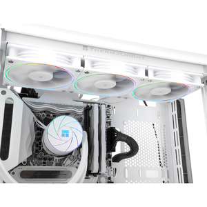 Enfriador de CPU Thermalright AQUA 360 WHITE ARGB V2 con Tres Ventiladores PWM de 2000 RPM para LGA1700 AM5, Cada Componente, Incluido el Radiador - Product Image 2