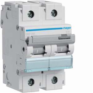 HMD280 Personalizzabile con Hagers MCB 15000A 15kA 2P curva D 80A 3M - Product Image 1