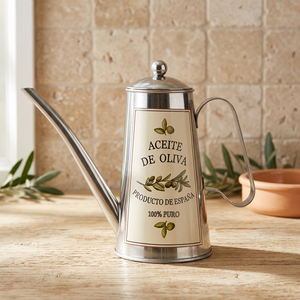 Dispenser per Olio Design Olivas 0,5 Litri in Acciaio Inox 18/10 (Ibili 705005 Modelo Olivas EAN 8411922072532) - Product Image 3