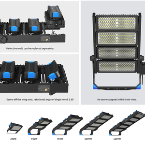 1250W <span class=keywords><strong>LED</strong></span> <span class=keywords><strong>RGB</strong></span> nhẹ Lũ lụt ánh sáng <span class=keywords><strong>LED</strong></span> sân vận động ánh sáng 250W 500W 750W 1000W mô-đun ngoài trời bóng đá sân tennis Plaza <span class=keywords><strong>LED</strong></span> <span class=keywords><strong>Flood</strong></span> Light - Product Image 4