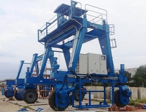 Grue à portique électrique montée sur pneus, capacité de 5 tonnes, utilisation en extérieur pour la construction - Product Image 2