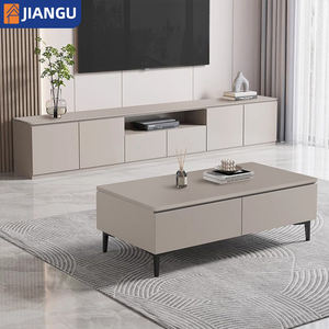 Mueble de <span class=keywords><strong>TV</strong></span> de Lujo de Alta Gama con Iluminación LED <span class=keywords><strong>y</strong></span> Cajones para Televisores de 65-75 Pulgadas - Product Image 3