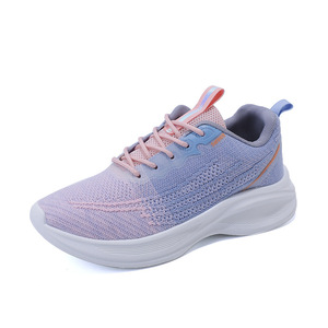 Zapatillas Deportivas de Moda para Mujer, con Malla Transpirable, Cordones, Suela de Goma EVA, Color Sólido y Bordado - Product Image 1