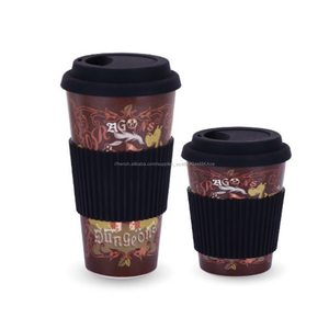Meilleur logo <span class=keywords><strong>Personnalisé</strong></span> <span class=keywords><strong>Pas</strong></span> <span class=keywords><strong>Cher</strong></span> Jetable Réutilisable <span class=keywords><strong>Eco</strong></span> FDA tasse À Café avec Couvercle en silicone - Product Image 6