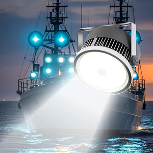 ไฟล่อปลา LED กันน้ำสำหรับภายนอกอาคาร สีเขียว-น้ำเงิน 1000w ชุดไฟล่อปลา ไฟสำหรับเรือตกปลา ไฟตกปลาเฉพาะรุ่น NJ-BY LED Fish - Product Image 1