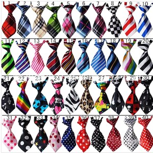 Corbatas de Moño Ajustables de Algodón/Poliéster para Perros Pequeños - Corbatas de Cuello para Cachorros con Estampados Surtidos para Navidad, Halloween y Verano - Product Image 1