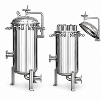 Boîtier de filtre à cartouche de qualité alimentaire SS316L avec collier sanitaire et surface interne polie