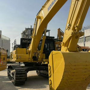 Excavadora de orugas hidráulica Komatsu PC450LC 45Ton usada 450-7 marca japonesa máquina de movimiento de tierras con componente de motor central - Product Image 1