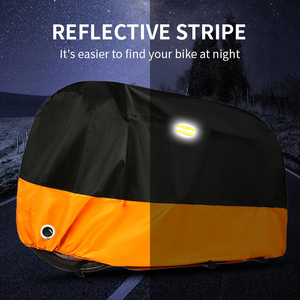 <span class=keywords><strong>Housse</strong></span> de vélo robuste <span class=keywords><strong>pour</strong></span> 1 <span class=keywords><strong>2</strong></span> 3 VTT EBike vélos à moteur électrique sac de rangement étanche <span class=keywords><strong>pour</strong></span> l'extérieur avec protection UV - Product Image 2