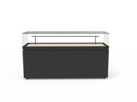 Vitrine de présentation de bijoux pour musée, table vitrine pour ornements en or, colliers, éclairage LED, capot en verre verrouillable