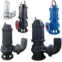 Pompe à eaux usées en acier inoxydable, 4 pouces, conception à turbine vortex, permet le passage de particules solides jusqu'à 50 mm, sans obstruction
